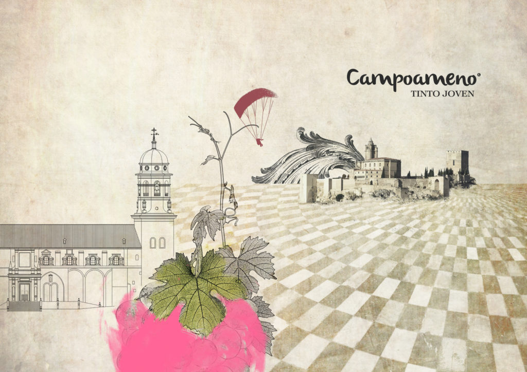 Jaén, un monumento de provincia que protagoniza las etiquetas de vinos Campoameno