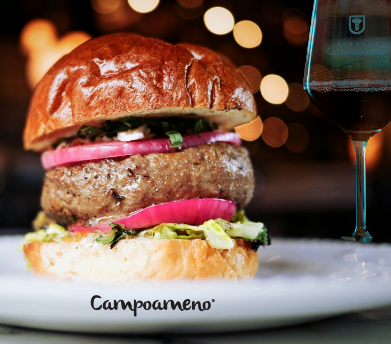 Maridaje Hamburguesas con vino